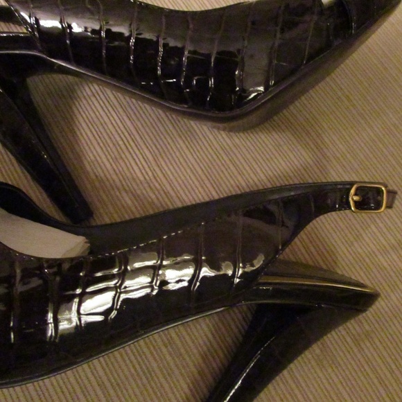 NWOT RALPH LAUREN ALLIGATOR EMBOSSED SHOES SALE - Picture 7 of 8